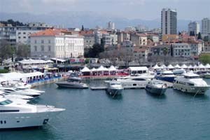 Split, 10. travnja 2010. - "Croatia Boat Show" već se tradicionalno organizira unutar prostora splitske gradske luke